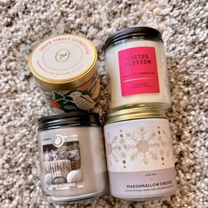 White barn / goose creek / opalhouse candles